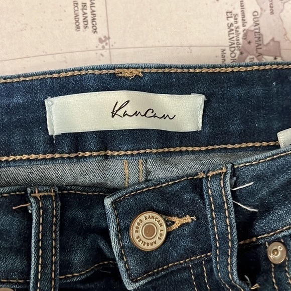 Kancan jeans size 5/26 skinny distressed around ankles - Picture 2 of 6
